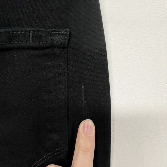 Paige Verdugo Ultra Skinny Jeans Size 24 Black Shadow Low Rise Casual Denim USA - Picture 5 of 14
